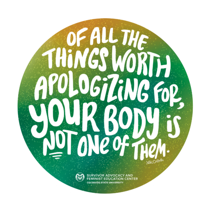 Sticker with illustration of a crystal ball on a sage green background. Inside the crystal ball, swirls of pink and blue appear, along with the words "I see a future in which all trans people thrive."